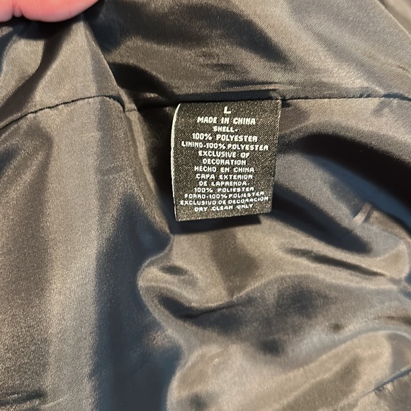 Retro Black Suit Jacket Large - Picture 4 of 4